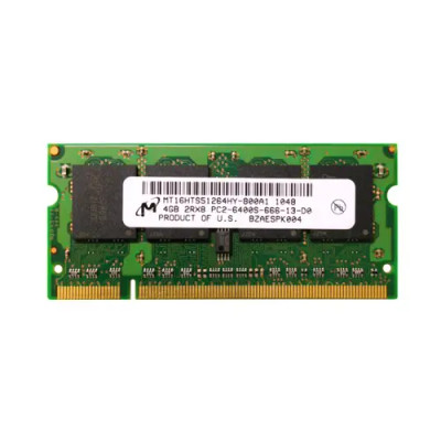 MT16HTS51264HY-800A1 - MICRON 4GB DDR2-800MHz PC2-6400 200-Pin SoDIMM Memory