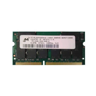 Micron 512MB PC133 144-pin SoDimm Memory Module for laptops