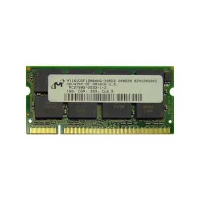 MT16VDDF12864HG-335D2 - MICRON 1GB DDR-333MHz PC2700 CL2.5 200-Pin SoDIMM