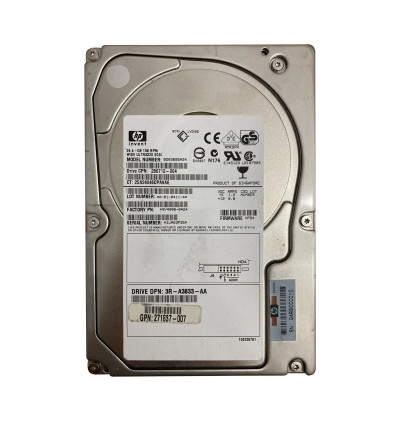 HP 36.4GB 10000RPM Ultra-320 SCSI Hard Drive for ProLiant DL360p Gen8 Servers