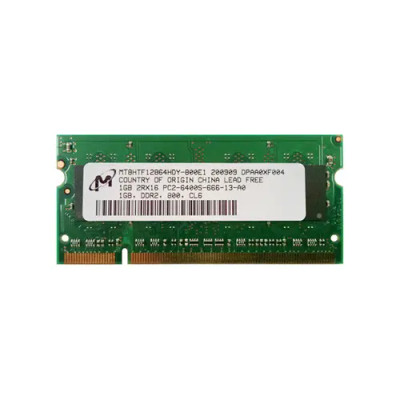 Micron 1GB DDR2-800MHz SoDimm Memory Module for laptops - MT8HTF12864HDY-800E1