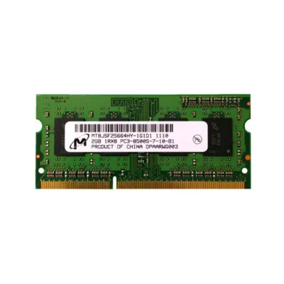 MT8JSF25664HY-1G1D1 - MICRON 2GB DDR3-1066MHz PC3-8500 204-Pin SoDIMM
