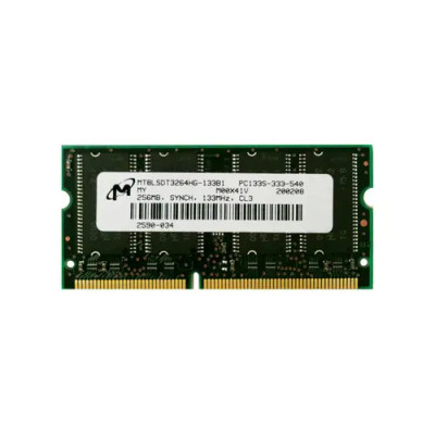 Micron 256MB PC133 133MHz SoDimm Memory Module for Laptops