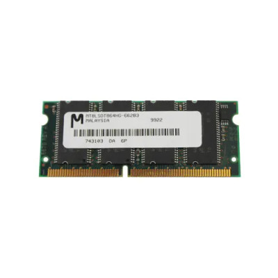 MT8LSDT864HG-662B3 - MICRON 64MB 66MHz PC66 CL2 144-Pin SoDIMM
