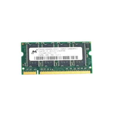 MT8VDDT3264HDG-265C3 - MICRON 256MB PC2100 DDR-266MHz CL2.5 200-Pin SoDimm