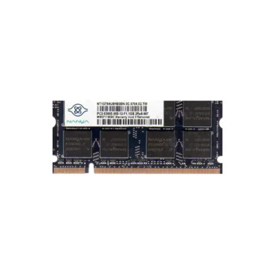 NT1GT64U8HB0BN-3C - Nanya 1GB DDR2-667 PC2-5300 Unbuffered SoDIMM Memory Module