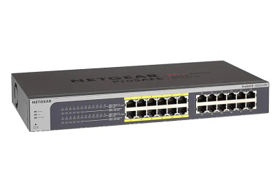 Netgear 24-Port Gigabit Ethernet Switch JGS524PE-100NAS for fast network connections in office or home setup