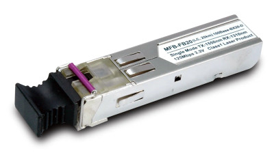 Planet Technology 100Mbps Single-mode Fiber 20km 1310nm SFP Transceiver Module for ProLiant DL360p Gen8 servers