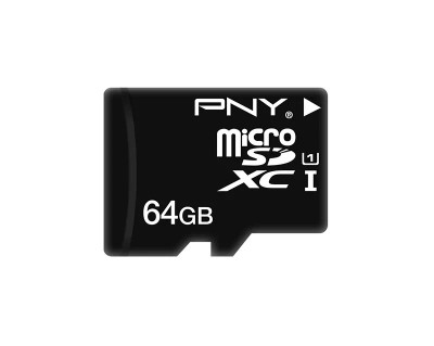 P-SDUX64G10R40-HRS - PNY Technology 64GB Class 10 microSDXC Memory Card