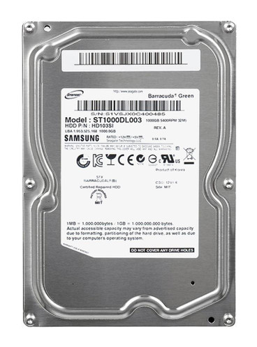 SAMSUNG HD103SI Ecogreen F2 1tb HDD 5400rpm 32mb Buffer SATA-II 3.5 - Compatible with desktop computers