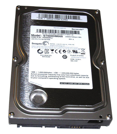 Samsung HD502HJ Spinpoint F3 500GB 7200RPM SATA-II HDD for Desktop - 3.5 Form Factor, 16MB Buffer