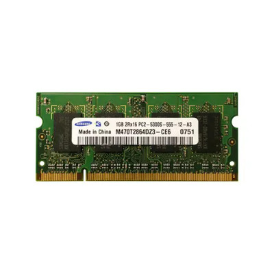M470T2864D23-CE6 - Samsung 1GB DDR2-667MHz PC2-5300 200-Pin SoDIMM
