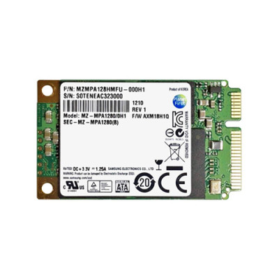 MZ-MPA1280 - Samsung 128GB SATA 3Gb/s mSATA SSD