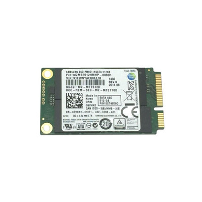 Samsung PM851 Series 512GB TLC mSATA SSD for SATA 6Gb/s - Compatible with Servers