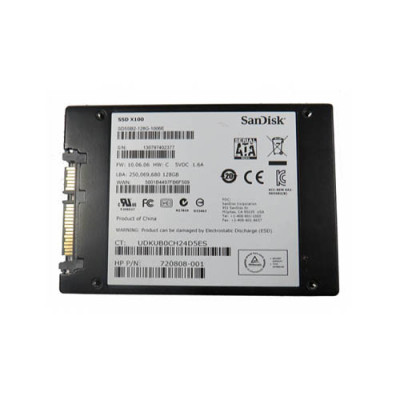 SanDisk X100 128GB MLC SATA 6Gb/s 2.5 SSD for ProLiant DL360p Gen8 servers