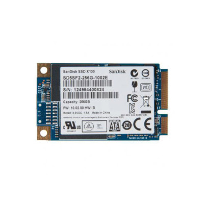 SanDisk X100 256GB MLC SATA 6Gb/s mSATA SSD - SD5SF2-256G-1002E - Compatible with Various Devices