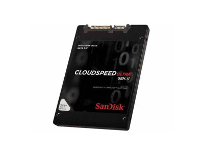 SanDisk CloudSpeed Ultra Gen II 1.6TB MLC SATA SSD for servers.