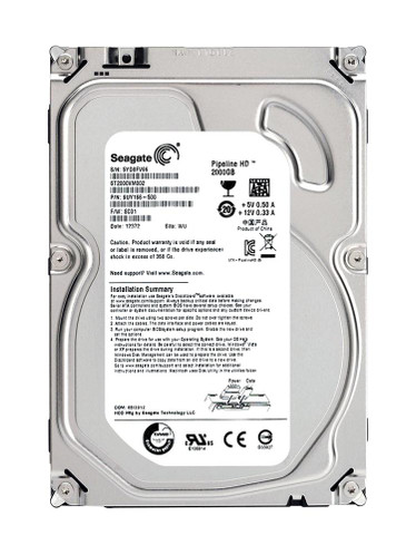 ST2000VM002 - Seagate 2TB SATA 3Gb/s 5900RPM 3.5" HDD