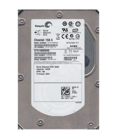 ST3146855SS - Seagate 146.8GB 15000RPM SAS 3.5" 16MB HDD