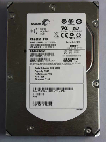 ST373355SS - Seagate 73.4GB 15000RPM SAS 3.5" HDD