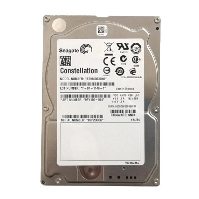 Seagate ST9500530NS Constellation 500GB SATA 3Gb/s 2.5HDD