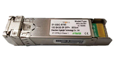 01-SSC-9785 - SonicWall 10Gbps 10GBase-SR 300m SFP+ Transceiver Module