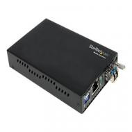 StarTech ET1000S40LC2 Fiber Media Converter for 1000 Mbps Gigabit Single Mode, compatible with server racks