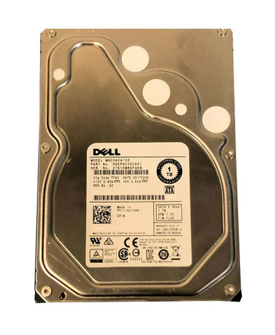 Toshiba 1TB SATA 6Gb/s 7200RPM 64MB Cache Hard Drive for Servers - HDEPQ03D0A51