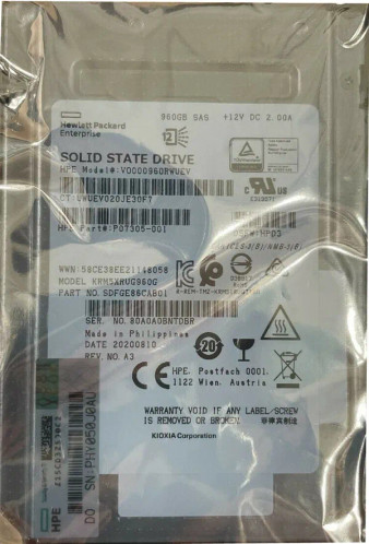 KRM5XRUG960G - TOSHIBA 960GB SAS 12Gb/s 2.5" Read Intensive SSD