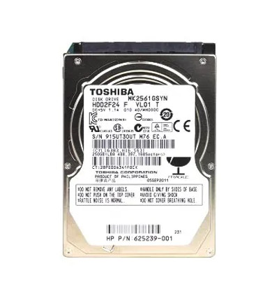 TOSHIBA MK2561GSYN 250GB 7200RPM SATA-II 2.5 Notebook Drive - High-speed storage for laptops