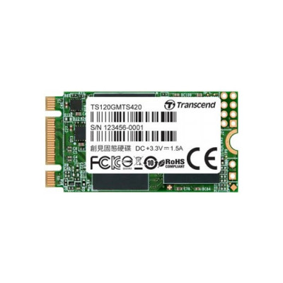 TS120GMTS420 - Transcend 120GB SATA 6Gb/s M.2 2242 SSD