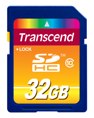 TS32GSDHC10-B2 - Transcend 32GB Class 10 SDHC Memory Card