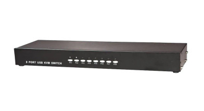 Tripp-Lite 8-Port Console KVM Switch for Server Racks - B020-U08-19KTAA