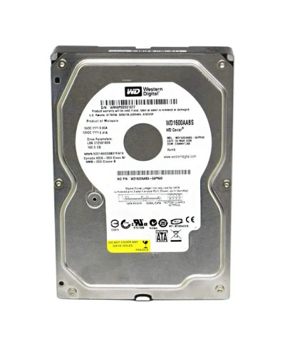 WD1600AABS - WESTERN DIGITAL 160GB 7200RPM SATA 3Gb/s HDD