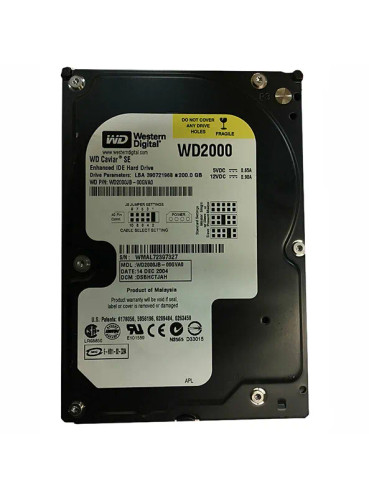 WD2000JB - WESTERN DIGITAL 200GB 7200RPM EIDE 3.5" HDD