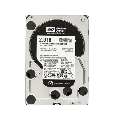 Western Digital Caviar Black 2TB SATA Hard Drive for Desktop Computers
