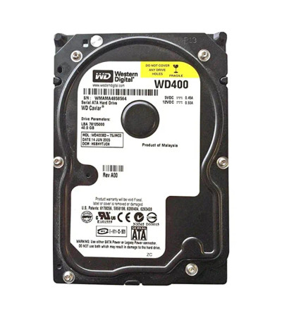 WD400BD - WESTERN DIGITAL 40GB 7200RPM SATA 3.5" HDD