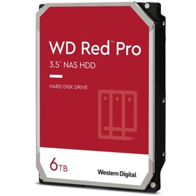 WD Red Pro 6TB 7200RPM SATA 6Gb/s 256MB Cache 3.5 Internal Hard Drive for NAS Servers