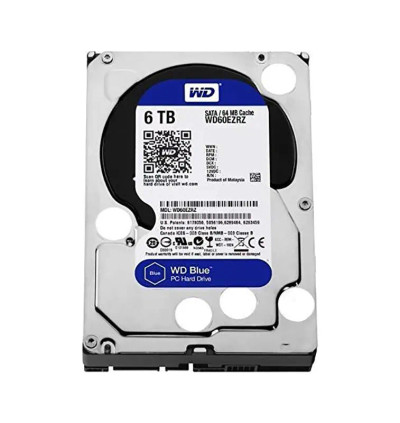 WD60EZRZ - WESTERN DIGITAL 6TB 5400RPM SATA 3.5" HDD