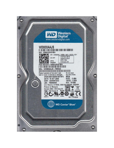 WD Caviar SE 80GB SATA 3.5 HDD 7200RPM 8MB Cache for Desktop Computers