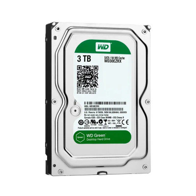 WD WD30EZRX Green 3TB 5400RPM SATA 6Gb/s 3.5-inch Hard Drive