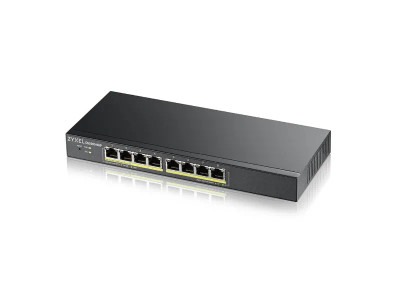 GS1900-8HP - Zyxel 8-Port PoE+ Gigabit Layer 2 Managed Switch
