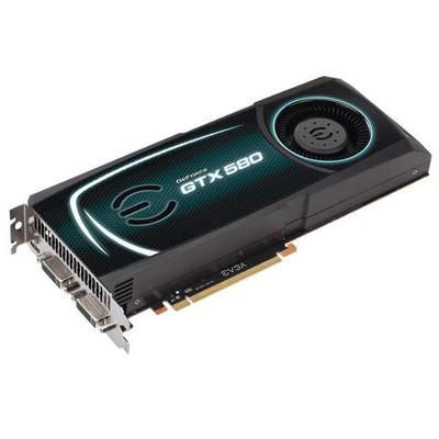 015-P3-1582-AR EVGA GeForce GTX 580 SuperClocked 1536MB 384-Bit GDDR5 PCI Express 2.0 x16 Dual DVI/ HDMI Video Graphics Card