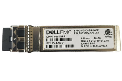 407-BBXU - Dell 25Gb SFP28 SR Multi-Mode 850nm Transceiver