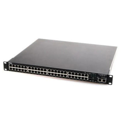 0TJ930 - Dell 48-Port PoE 10/100 2x SFP Layer2 Network Switch