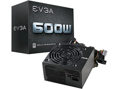 100-W1-0600-K3 - EVGA 600W ATX12V 24-Pin 80 Plus Power Supply