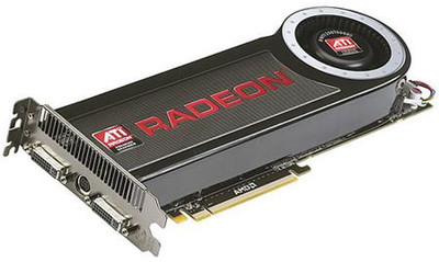 ATI Radeon HD 4870 X2 2GB GDDR5 Graphics Card Dual DVI/HDMI Compatible with PCI Express x16 - Gaming Video Card