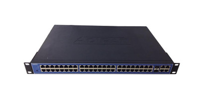 Adtran NetVanta 1238 Ethernet Switch with PoE, 48 x 10/100Base-TX LAN, 4 x 10/100/1000Base-T LAN, 2 x SFP, for network