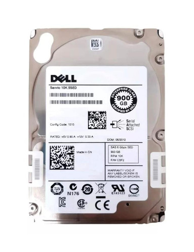 Dell 900GB 10000RPM SAS 6.0 Gbps 2.5 Hard Drive for ProLiant DL360p Gen8 Servers