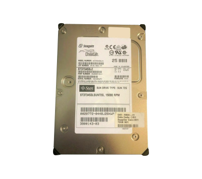 Sun 73GB 15000RPM Ultra-320 SCSI 80-Pin 8MB Cache 3.5 Internal Hard Drive for Servers